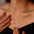 Custom Stainless Steel Woman's Necklace 26 Letter Heart