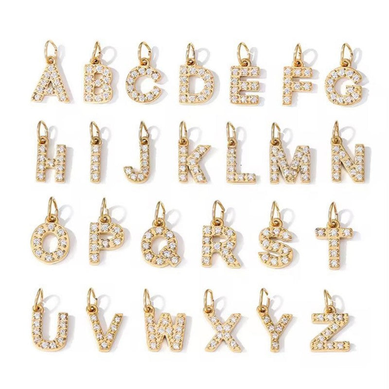 Custom Stainless Steel Woman's Necklace 26 Letter Heart