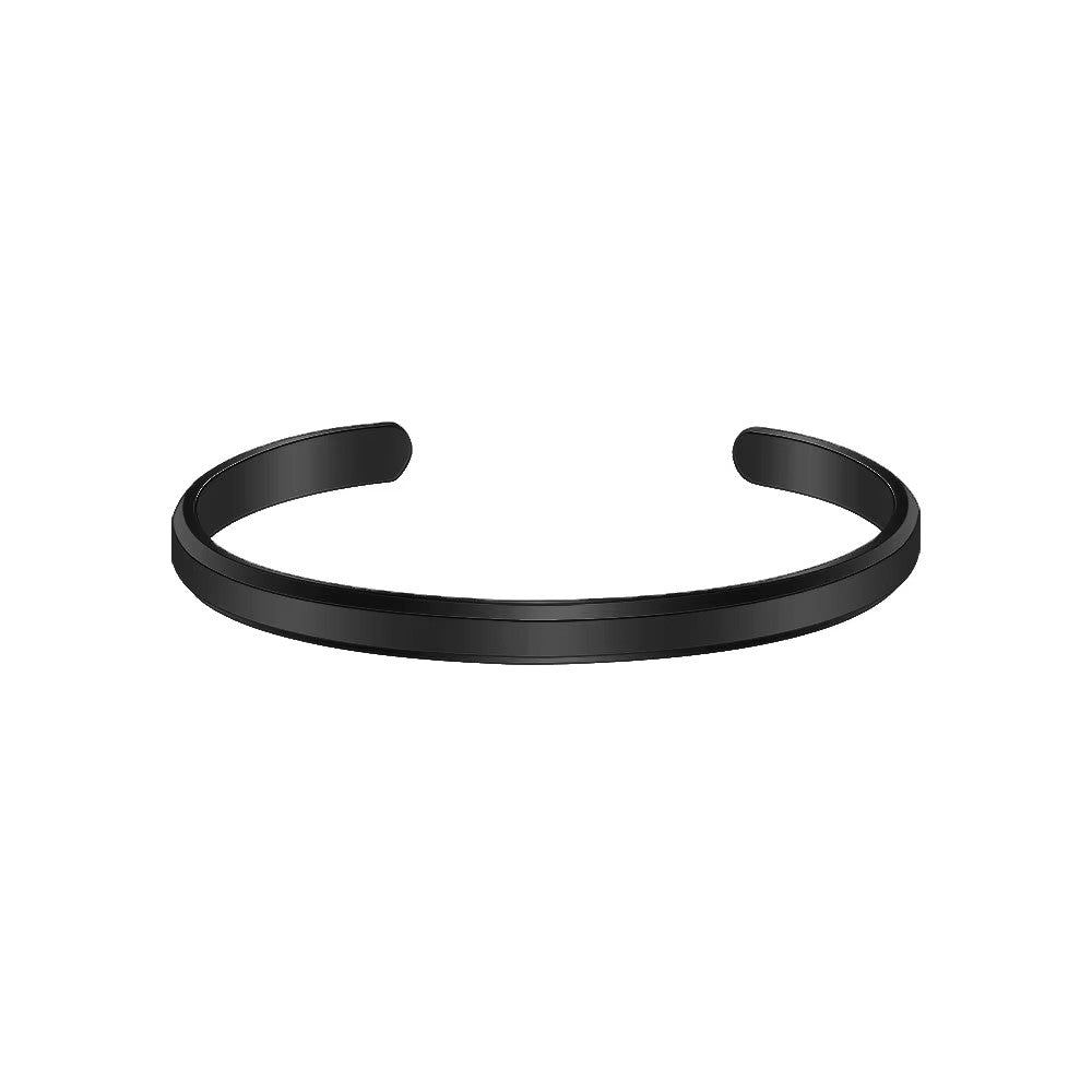 Custom Engrave Name Inspirational Text Bracelets Men