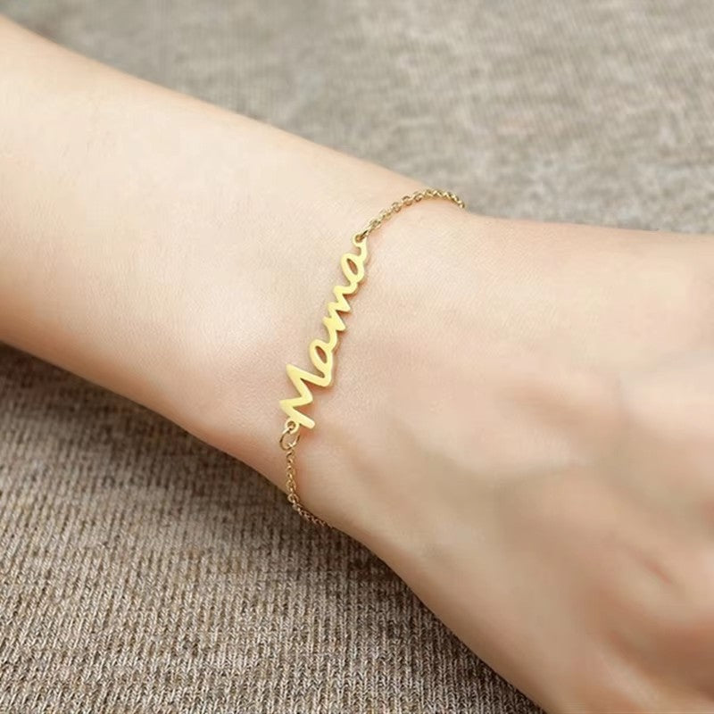 Personalized Name Anklet Bracelet Made with Any Name