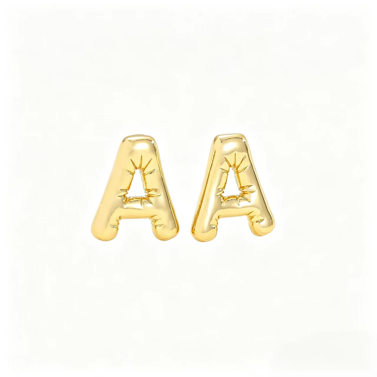Customized A-Z26 Letters Stainless Steel English Expansion Letter Miscellaneous Senior Sense Stud Earrings