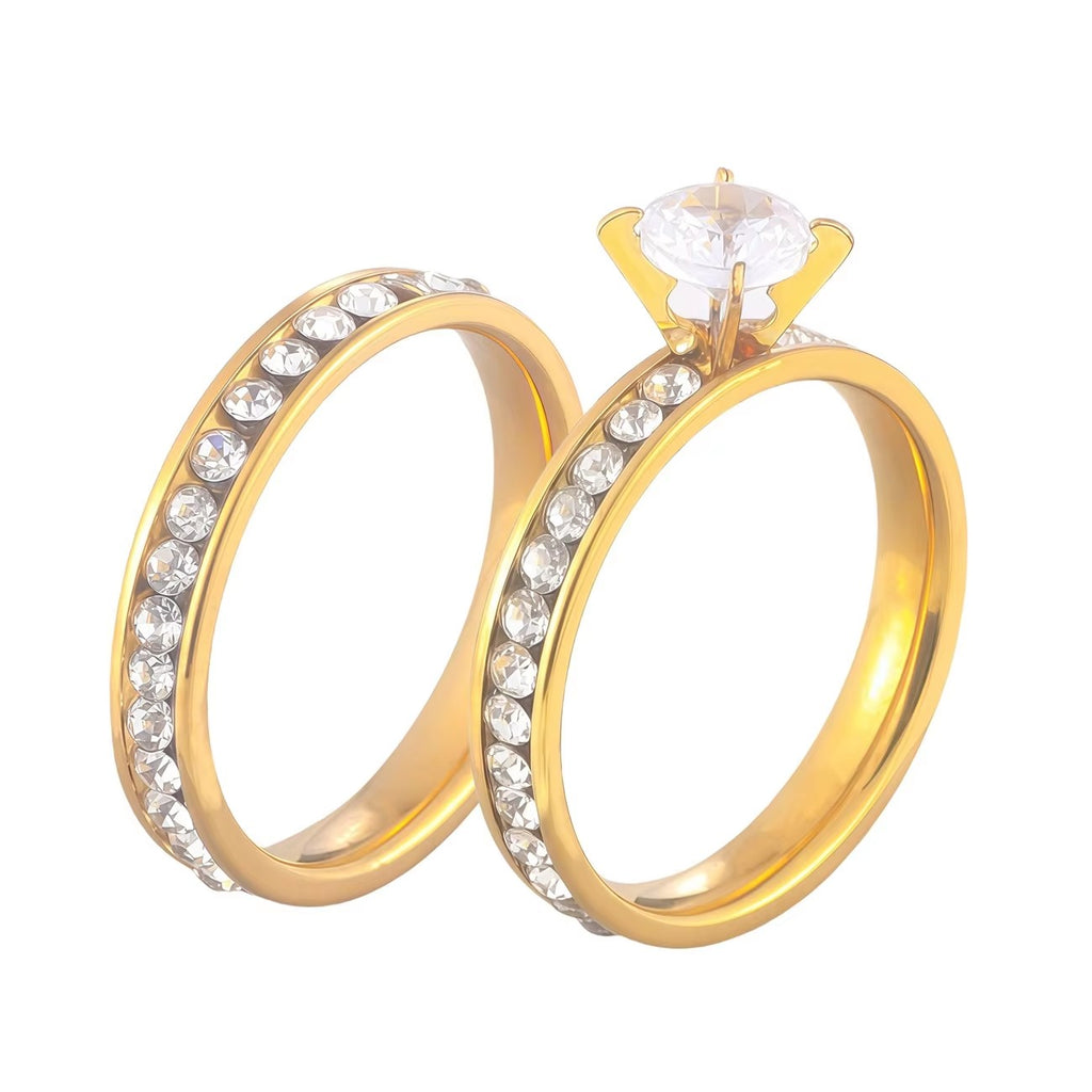 Stainless Steel Ring Fashion Personality Couple Ring