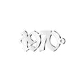 New Birth Year Stainless Steel Pendants Charms