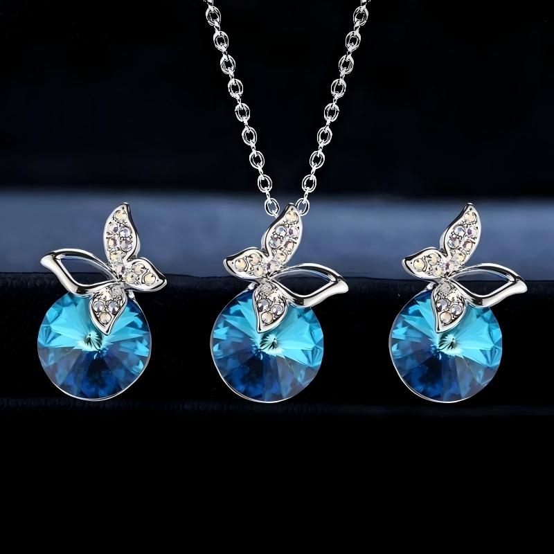 Alloy Necklace Earring Set