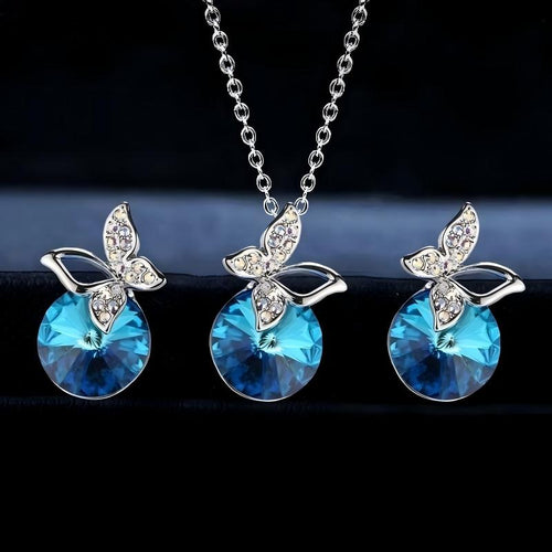 Alloy Necklace Earring Set