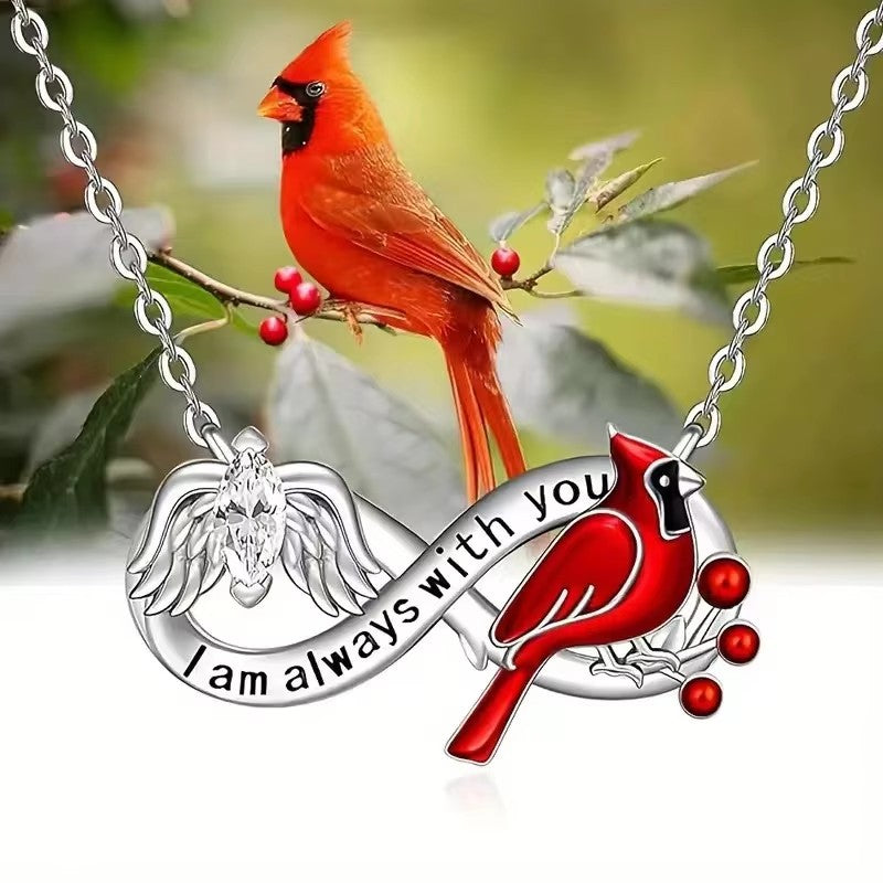 Infinity Symbol 8-Bird Necklace Pendant Necklace