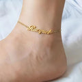 Personalized Name Anklet Bracelet Made with Any Name