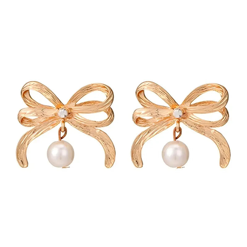 Imitation Pearl Beaded Necklace Set Light Luxury Style