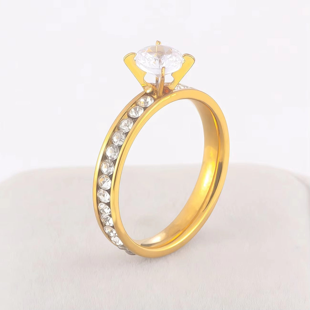 Stainless Steel Ring Fashion Personality Couple Ring