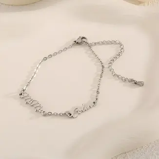 Custom Multi Name 304 Stainless Steel Bracelet