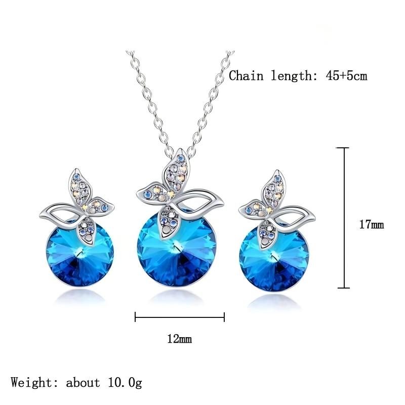 Alloy Necklace Earring Set
