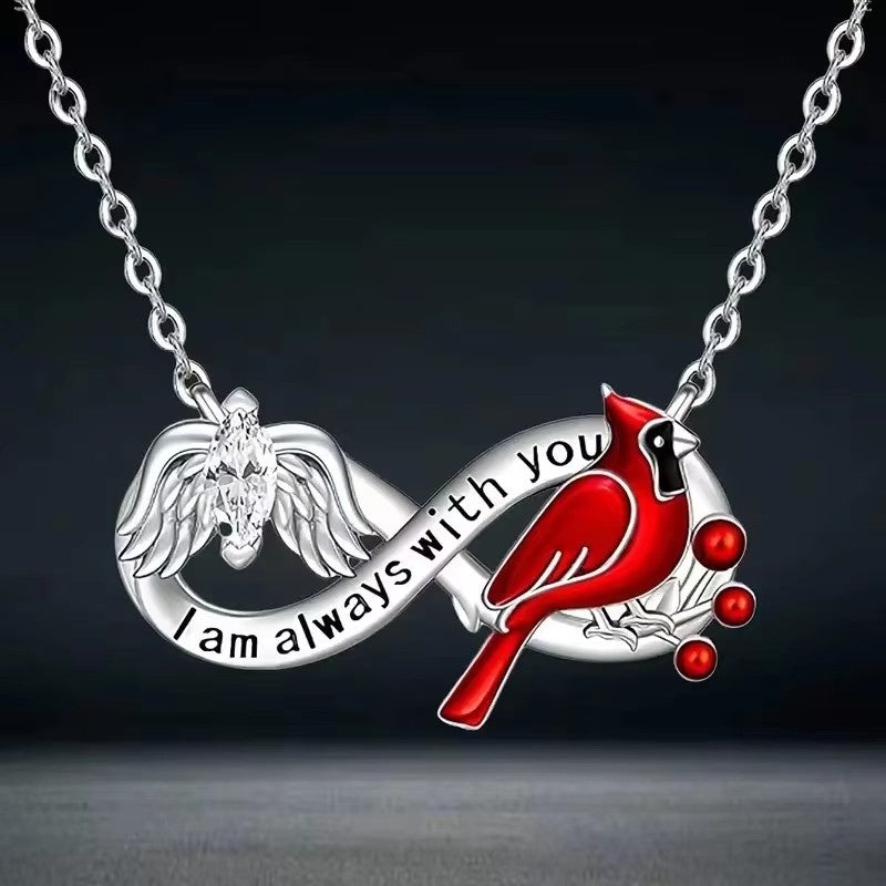 Infinity Symbol 8-Bird Necklace Pendant Necklace