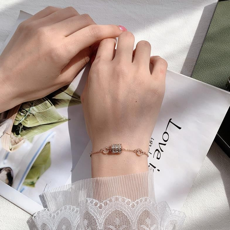 Roman Numeral Thigh-Hugger Titanium Steel Bracelet