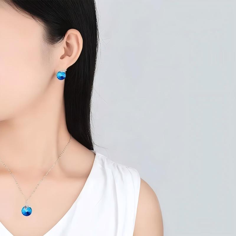 Alloy Necklace Earring Set