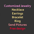 Custom Bracelet Necklace and Earring Charms Ring Keychain